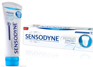 Sensodyne Repair & Protect cu NovaMin - ajuta la reparatia si protectia zonelor dentare sensibile